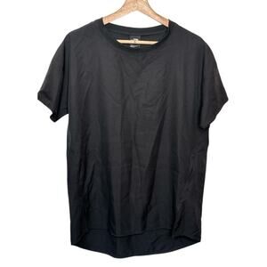 The North Face Black Lightweight Relax Fit Explore City Tunic Tee Shirt Sz S NWT